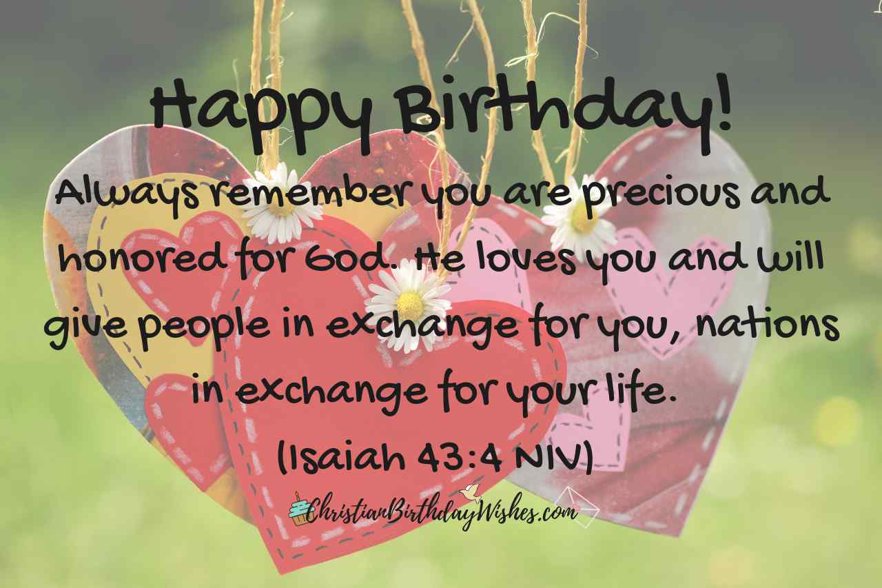 happy birthday biblical verses