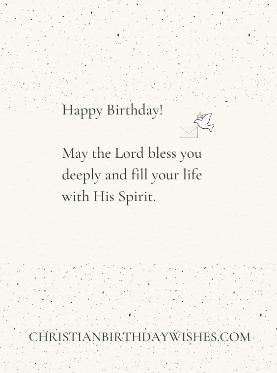 Birthday blessing, Christian bday text message
