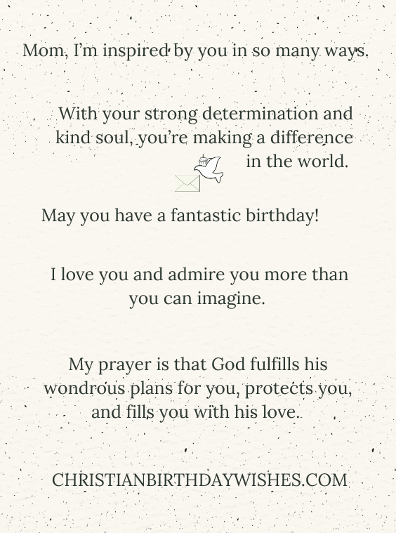 Emotional birthday quotes and prayers for mom
