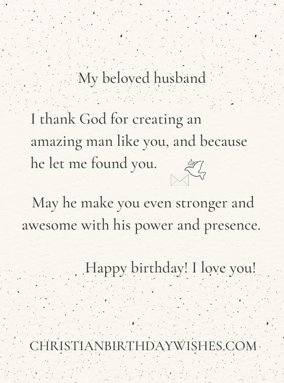 happy birthday husband religious