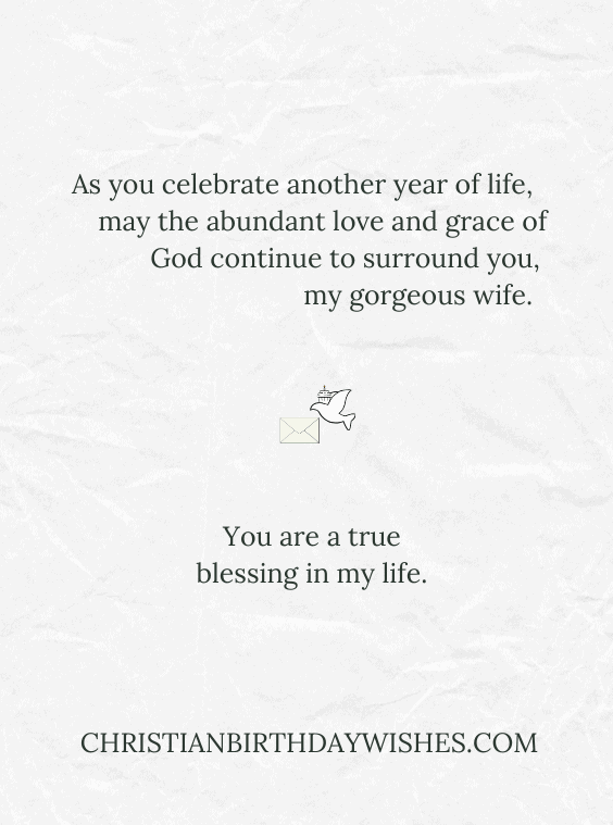 Christian Birthday Quotes for Beloved Wife