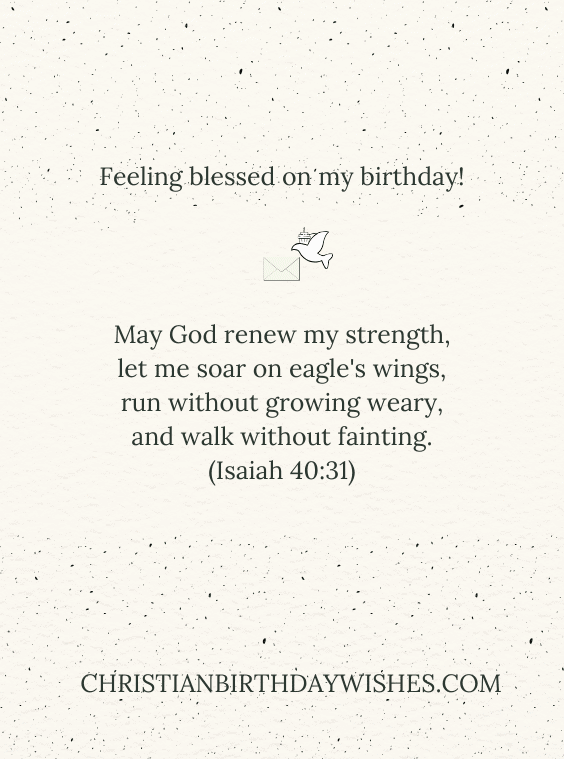 Scripture Bible verses blessings for my birthday