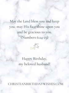 Birthday Wishes for Husband: Christian Blessings for Your Beloved
