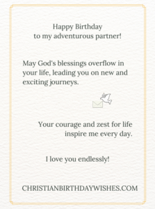 Birthday Wishes for Husband: Christian Blessings for Your Beloved