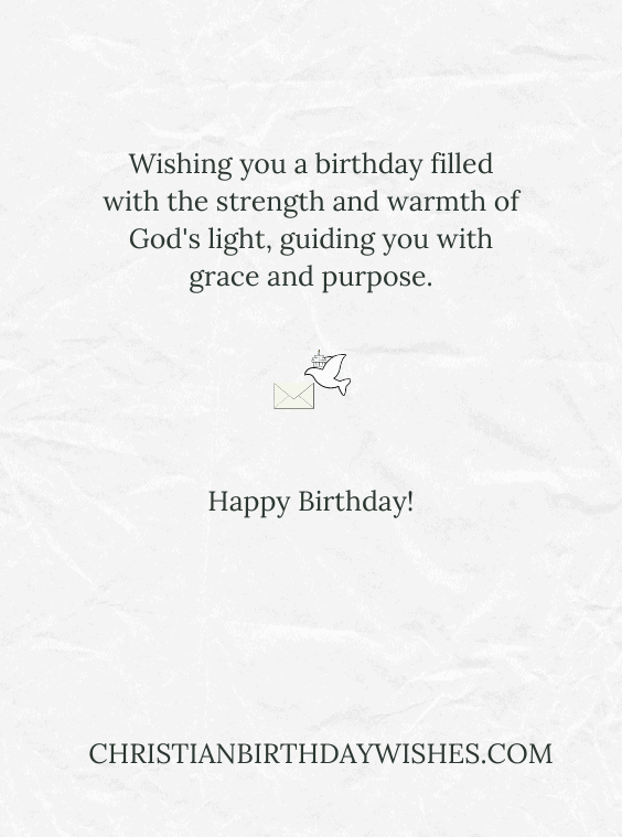 Meaningful Christian Birthday Wishes for Men