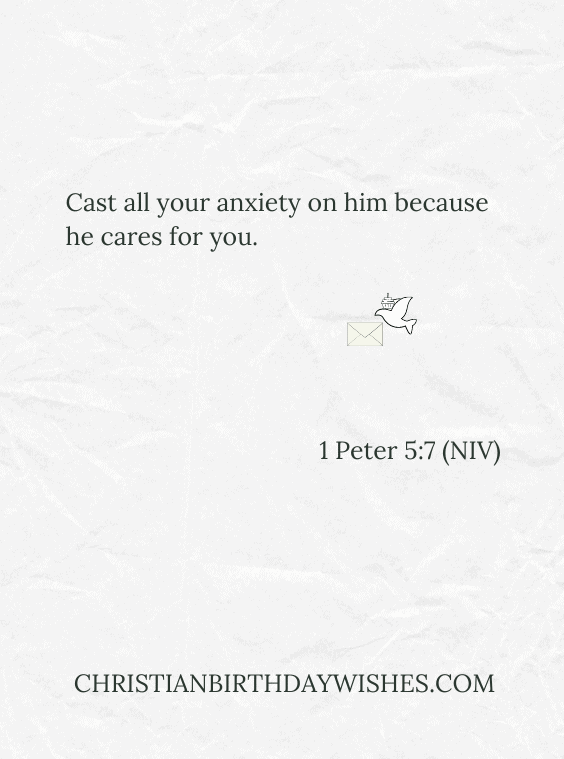 Encouraging Bible Verses for Difficult Times - 18. 1 Peter 5_7 (NVI)