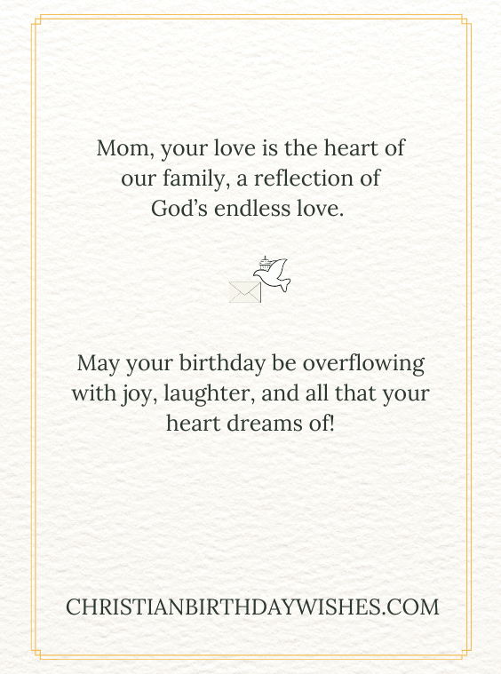 Birthday Greetings for Mom